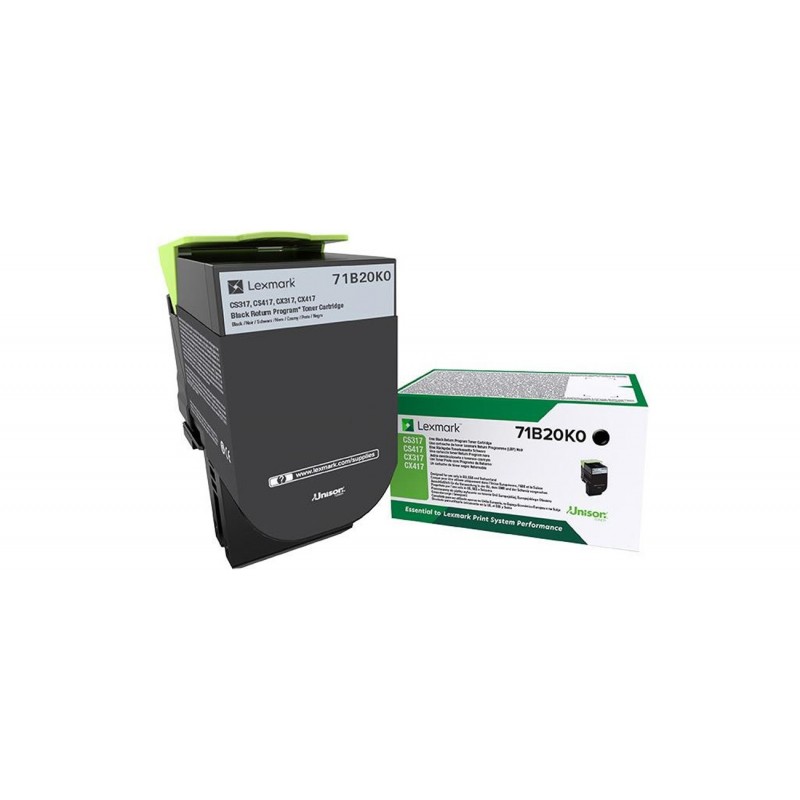 Lexmark 71B20K0 Negro 71B20K0