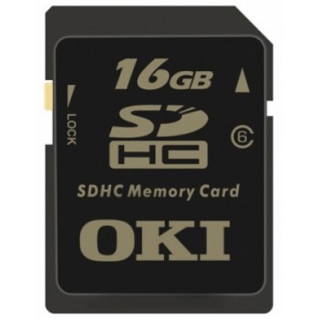 OKI 01272701, 16 GB, SDHC, Clase 6, Negro