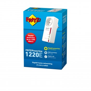 AVM FRITZ!Powerline 1220E 1200 Mbit s Ethernet Blanco 1 pieza(s) 20002738