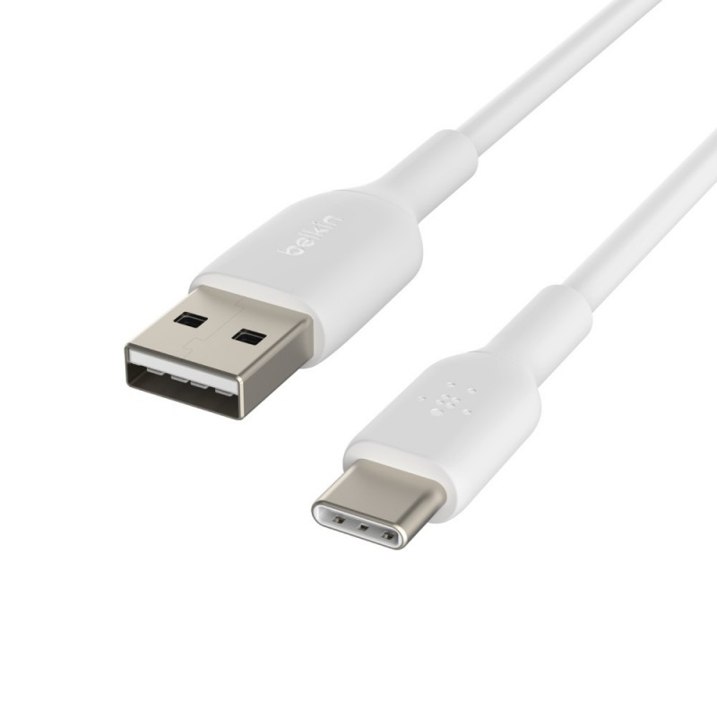 Belkin CAB001BT1MWH cable USB 1 m USB A USB C Blanco