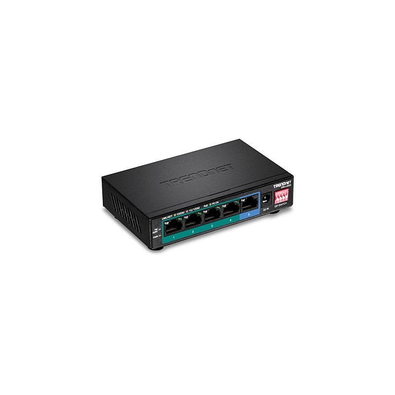 Trendnet TPE-LG50 switch Gigabit Ethernet (10 100 1000) Negro Energía sobre Ethernet (PoE)