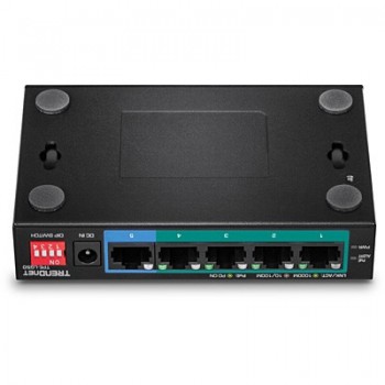 Trendnet TPE-LG50 switch Gigabit Ethernet (10 100 1000) Negro Energía sobre Ethernet (PoE)