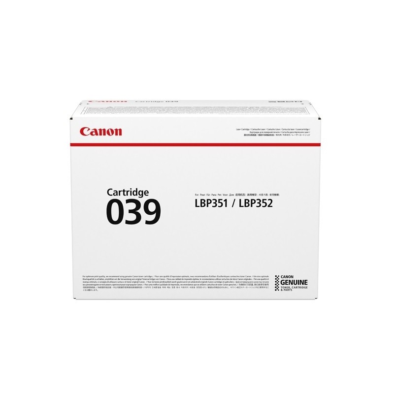 Canon 039 Negro 0287C001