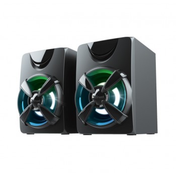 Trust Ziva RGB 2.1 Gaming - 2.1 canales 11 W Negro 23644