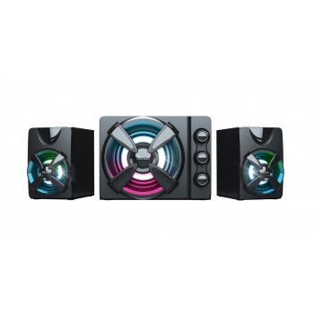 Trust Ziva RGB 2.1 Gaming - 2.1 canales 11 W Negro 23644