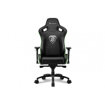 Sharkoon SKILLER SGS4, 150 kg, 200 cm, Acero, Negro, Verde, Cloruro de polivinilo (PVC), 0 - 14º 4044951021734