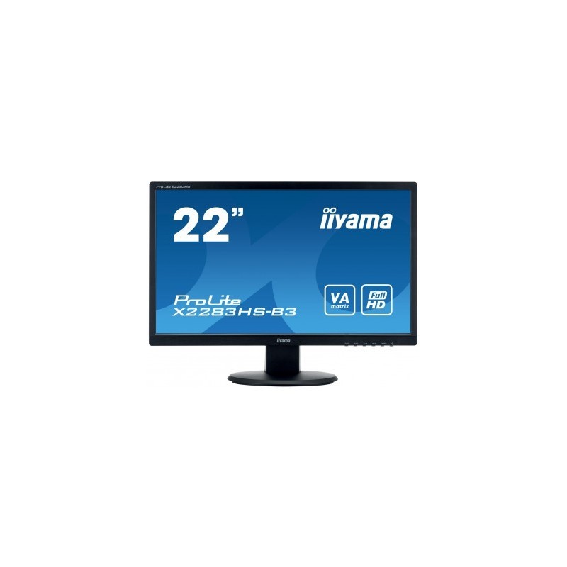 IIYAMA ProLite - 21.5 - Full HD - VA - 4 ms - Negro - X2283HS-B3