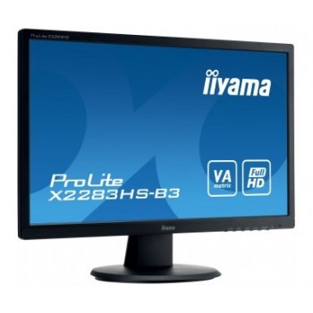 IIYAMA ProLite - 21.5 - Full HD - VA - 4 ms - Negro - X2283HS-B3