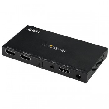 StarTech.com Divisor HDMI de 2 Puertos - de 4K 60Hz con Escalador Incorporado ST122HD20S