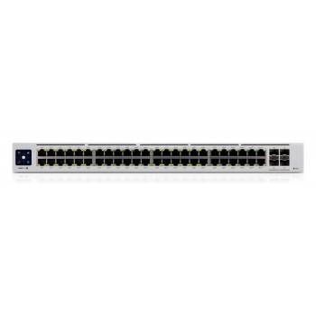 Ubiquiti Networks UniFi Pro 48-Port PoE Gestionado L2 L3 Gigabit Ethernet (10 100 1000) Plata 1U Ene UBN-USW-PRO-48-POE