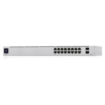 Ubiquiti Networks UniFi 16-Port PoE Gestionado L2 L3 Gigabit Ethernet (10 100 1000) Plata 1U Energía UBN-USW-16-POE