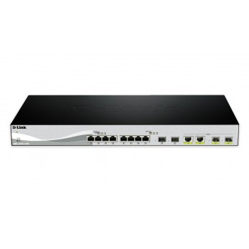 D-Link DXS-1210-12SC switch Gestionado L2 Negro, Plata 1U