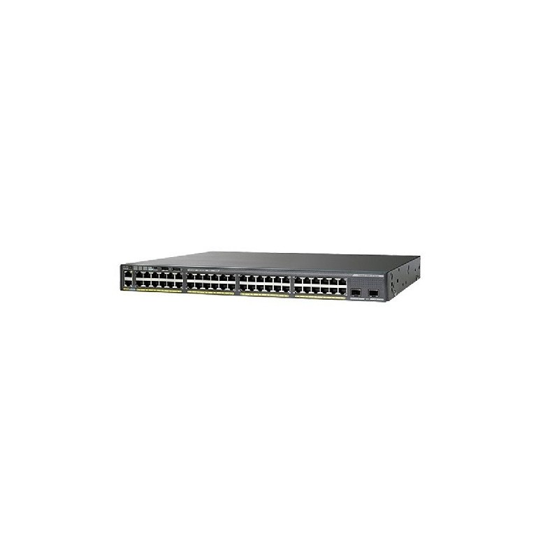 Cisco Catalyst WS-C2960XR-48FPD-I switch Gestionado L2 Gigabit Ethernet (10 100 1000) Negro Energía 