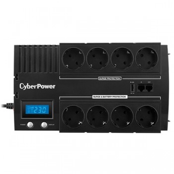 CyberPower BR1200ELCD sistema de alimentación ininterrumpida (UPS) Línea interactiva 1200 VA 720 W 8
