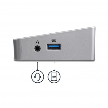 StarTech.com DK30CH2DPPDU, Cable, USB 3.0 (3.1 Gen 1) Type-C, 3,5 mm, 10,100,1000 Mbit s, IEEE 802.3