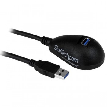 StarTech.com Cable de 1,5m de Extensión USB 3.0 SuperSpeed Tipo A - Macho a Hembra, 1,5 m, USB A, US USB3SEXT5DKB