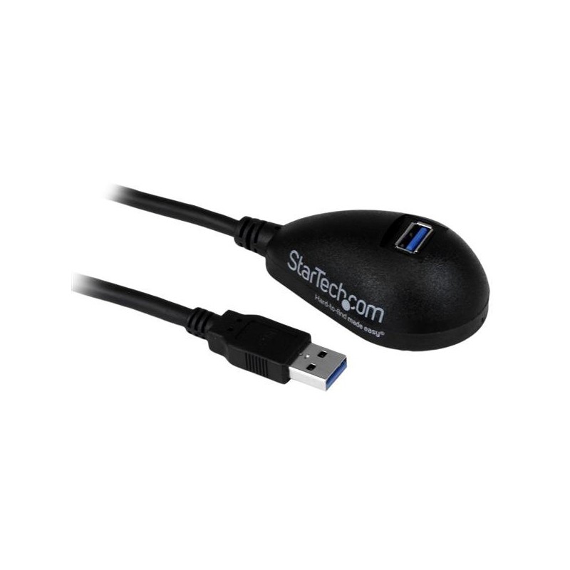 StarTech.com Cable de 1,5m de Extensión USB 3.0 SuperSpeed Tipo A - Macho a Hembra, 1,5 m, USB A, US USB3SEXT5DKB