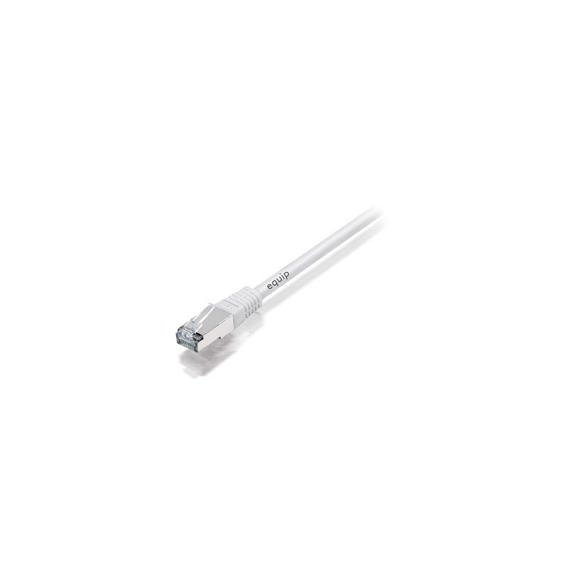 LATIGUILLO DE RED EQUIP 605612 - RJ-45 - S FTP - CATEGORIA 6a - 3 METROS - COLOR BLANCO