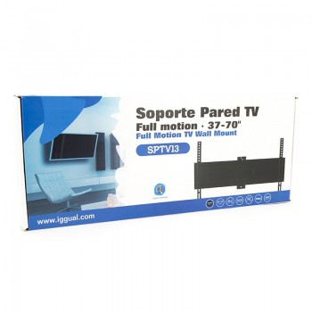 iggual SPTV13, TV, 50 kg, 94 cm (37"), 177,8 cm (70"), 600 x 400 mm, Negro IGG314500