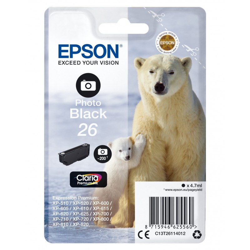 Epson C13T26114022 Negro C13T26114022