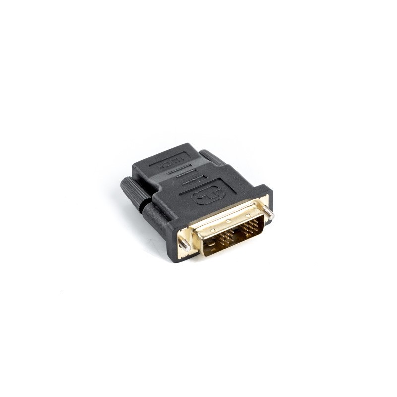 Lanberg AD-0013-BK adaptador de cable HDMI DVI-D 18+1 Single Link Negro