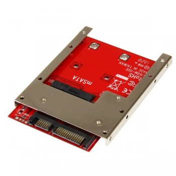 StarTech.com Adaptador Conversor de SSD mSATA a SATA de 2,5 Pulgadas SAT32MSAT257