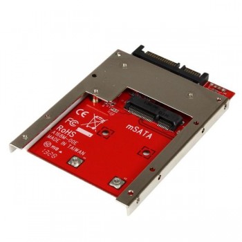 StarTech.com Adaptador Conversor de SSD mSATA a SATA de 2,5 Pulgadas SAT32MSAT257