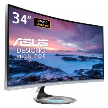 Asus MX34VQ - 34 - UltraWide Quad HD - IPS - 4 ms - Gris - 90LM02M0-B01170