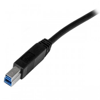 StarTech.com Cable Certificado 1m USB 3.0 Super Speed USB B Macho a USB A Macho Adaptador para Impre USB3CAB1M