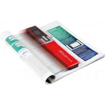 IRIS IRISCAN BOOK 5 ROJO - 30PPM-BATERIA LI-ION 458740