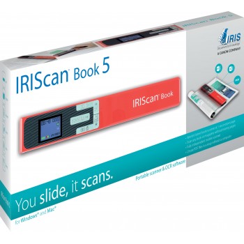 IRIS IRISCAN BOOK 5 ROJO - 30PPM-BATERIA LI-ION 458740
