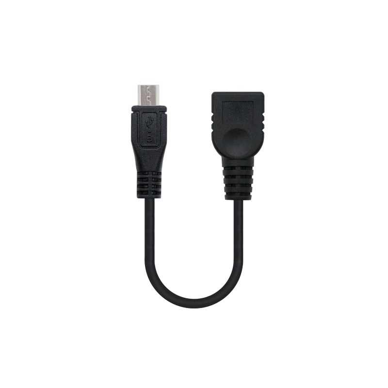 CABLE NC OTG MICRO M-H B A 15CM 2.0 NEGR 10.01.3500