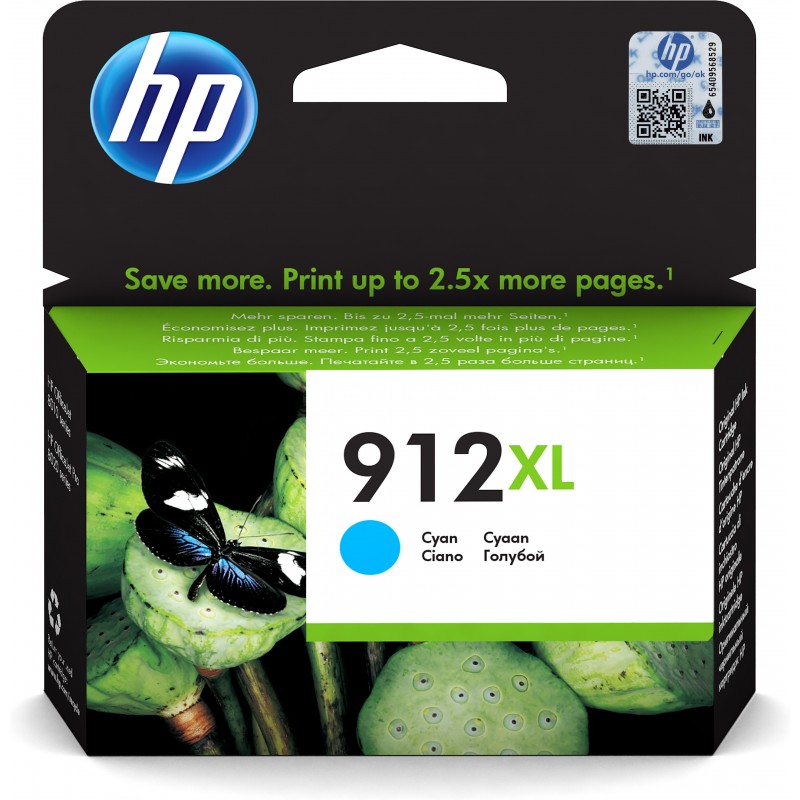 HP 912 Original Cian 1 pieza(s) 3YL81AEBGX