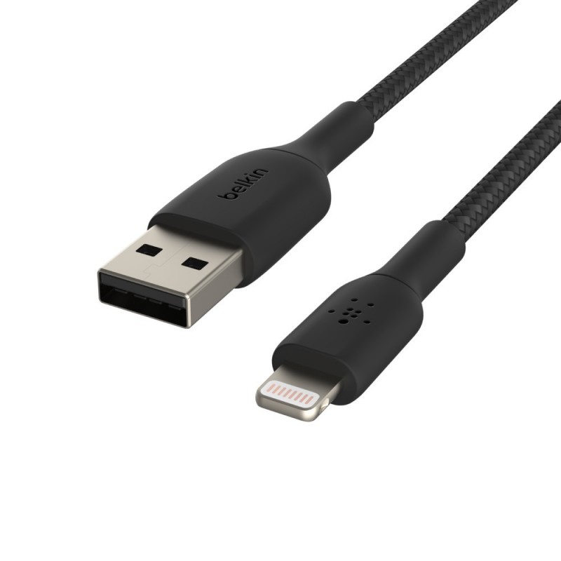 Belkin cable de conector Lightning 1 m Negro CAA002BT1MBK