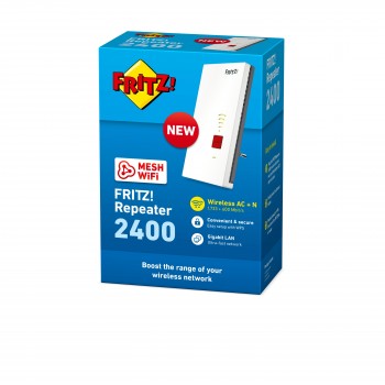 AVM FRITZ!Repeater 2400 2333 Mbit s Repetidor de red Blanco 20002887