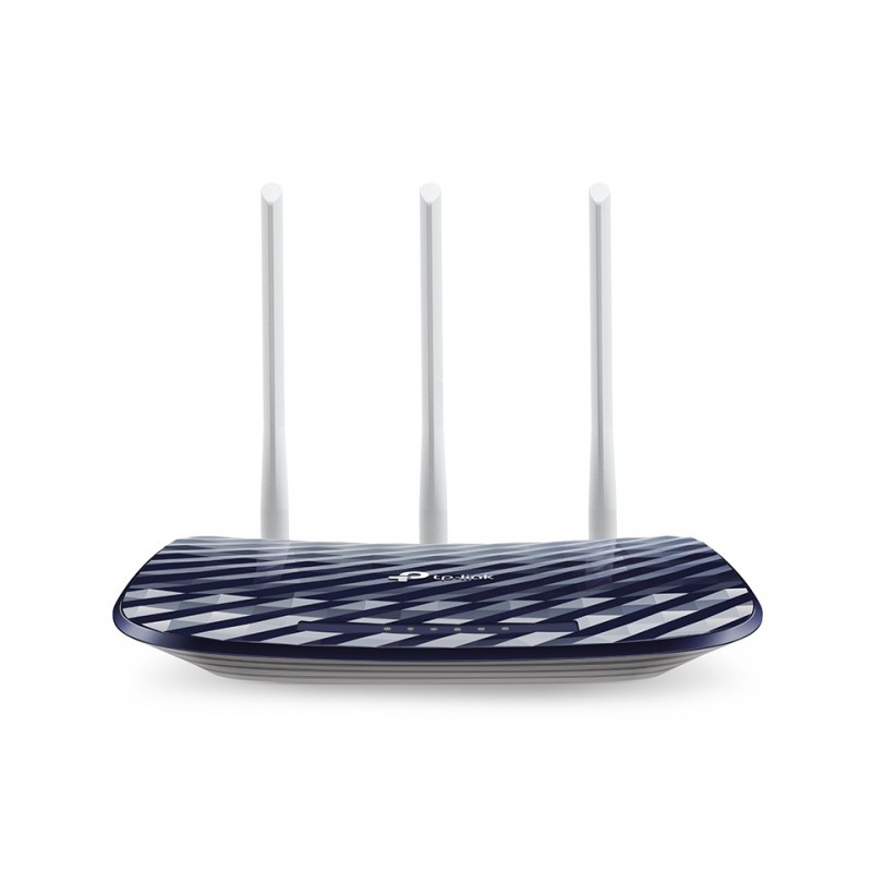 TP-LINK AC750 cableado 5 puertos RJ-45 10,100 Negro, Blanco ARCHER C20