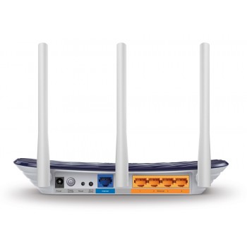 TP-LINK AC750 cableado 5 puertos RJ-45 10,100 Negro, Blanco ARCHER C20