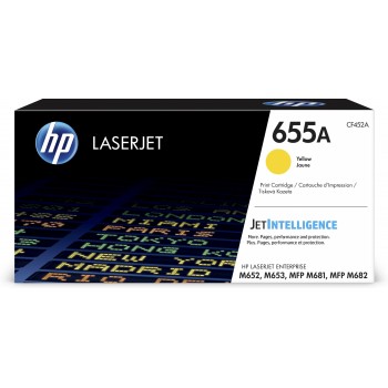 Cartucho de tóner Original LaserJet 655A amarillo CF452A