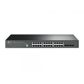 TP-LINK JetStream 24 puertos RJ-45 Negro T1700G-28TQ