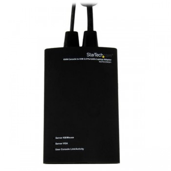 StarTech.com Adaptador Crash Cart USB KVM para Ordenador Portátil, 170 g, Negro, 4,5 cm, 300 mm, 45  NOTECONS01