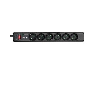 Eaton PS6D limitador de tensión 6 salidas AC 220 - 250 V Negro