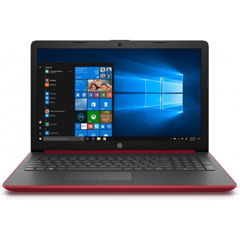 HP 15-da2014ns Rojo - 15.6" - 1366x768 - Intel Core i7 - 8GB - 1000GB HDD - Windows 10 Home 8RQ32EA