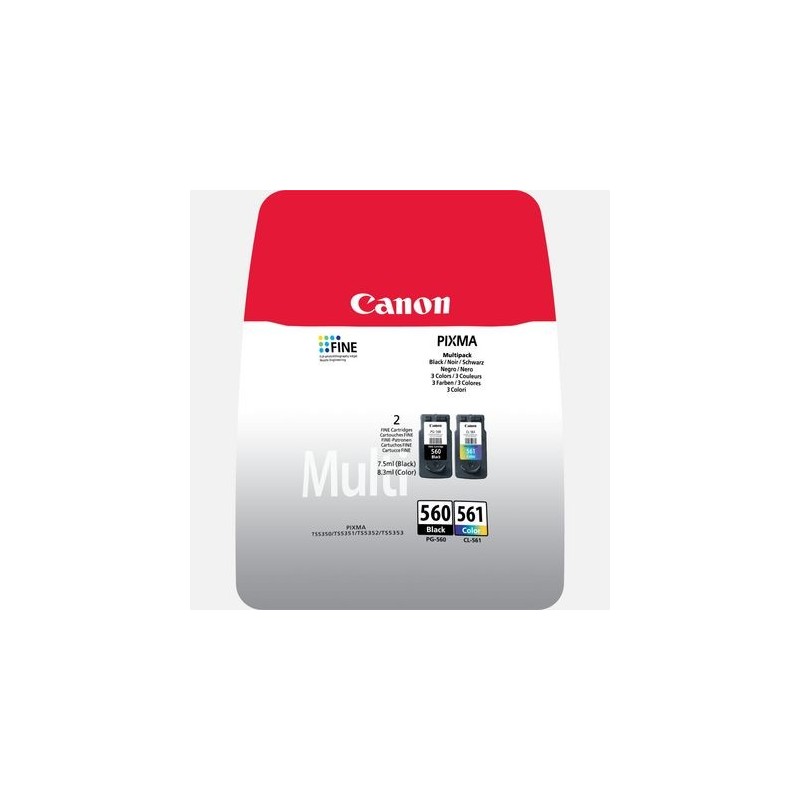 Canon 3713C006 cartucho de tinta Original Negro, Cian, Magenta, Amarillo Multipack 2 pieza(s)