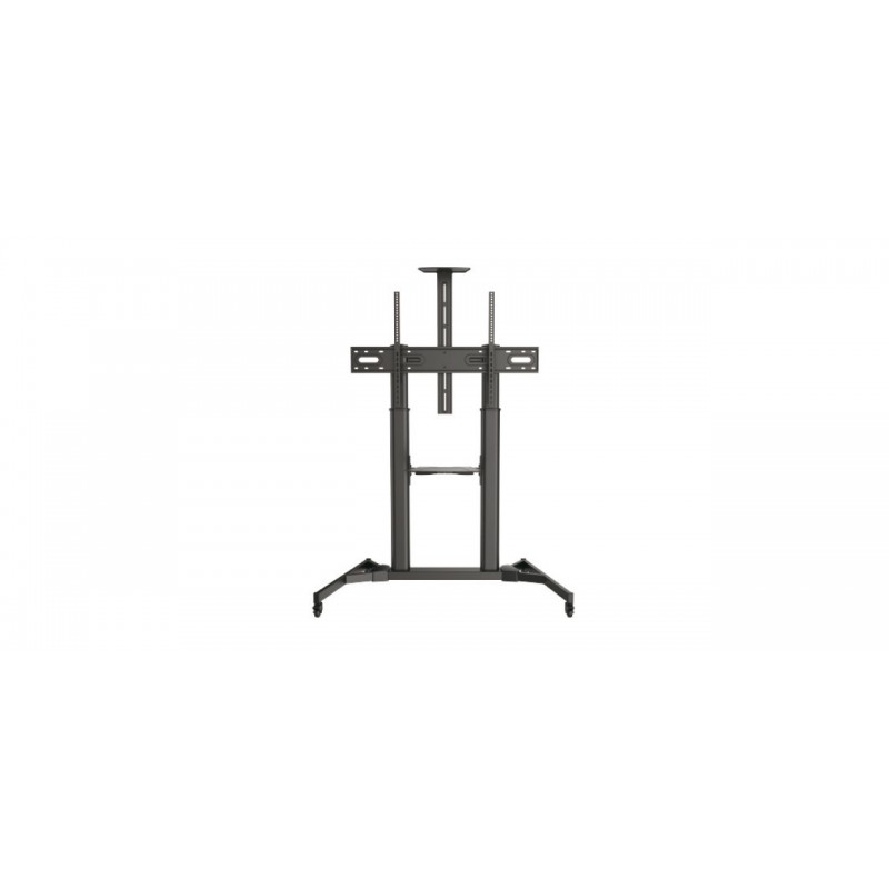 Fonestar STS-42106N soporte de pie para 100" con ruedas Negro