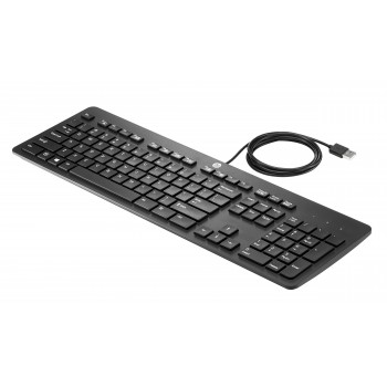 HP Teclado USB Slim Business Wired Negro N3R87AAABE N3R87AAABE
