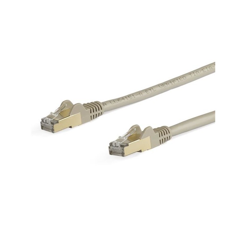 StarTech.com Cable de 7m de Red Ethernet CAT6a Gris RJ45 STP 6ASPAT7MGR