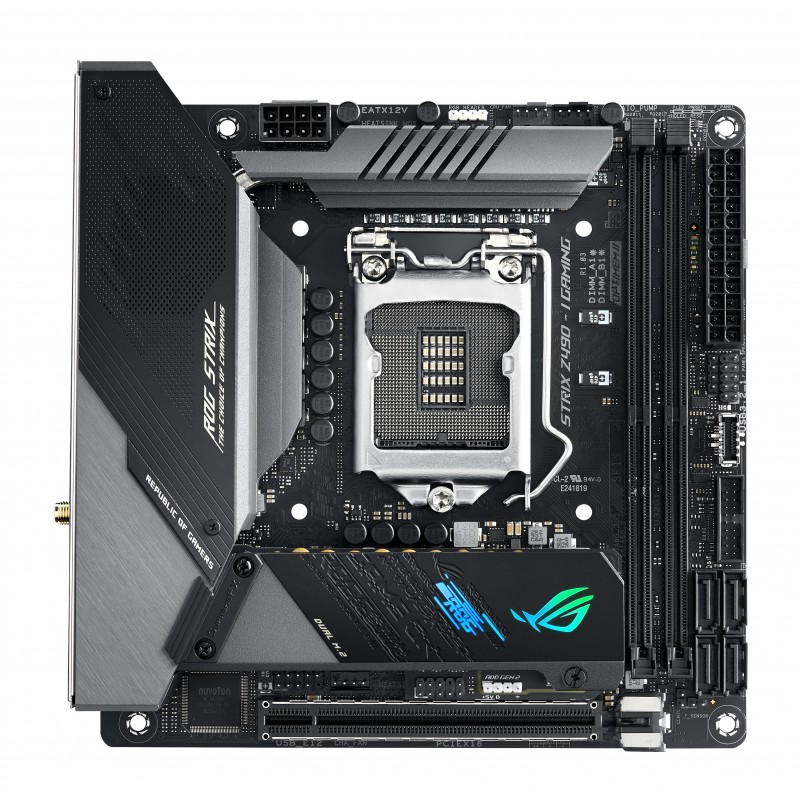 ASUS ROG STRIX Z490-I GAMING LGA 1200 Mini ITX Intel Z490 90MB13A0-M0EAY0