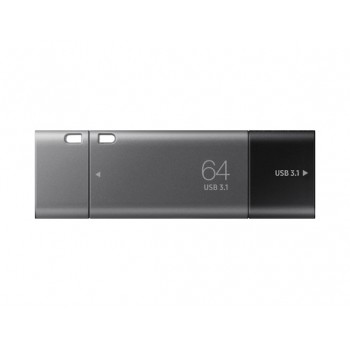 Samsung DUO Plus unidad flash USB 64 GB USB Type-A   USB Type-C 3.2 Gen 1 (3.1 Gen 1) Negro, Plata MUF-64DB APC