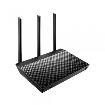 ASUS RT-AC66U B1 router inalámbrico Doble banda (2,4 GHz   5 GHz) Gigabit Ethernet Negro 90IG0300-BO3G40