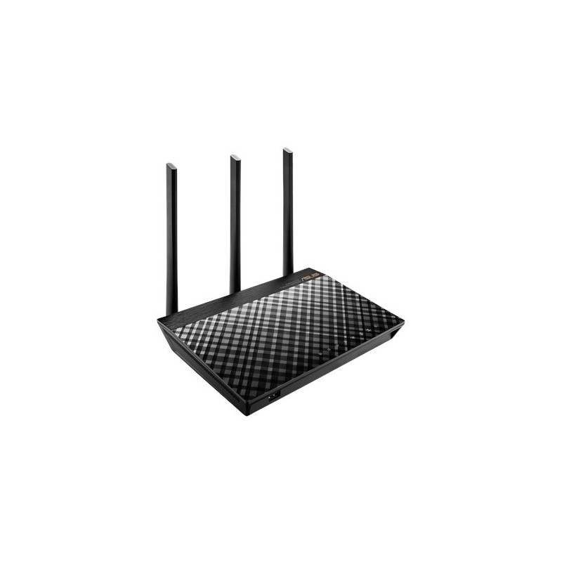 ASUS RT-AC66U B1 router inalámbrico Doble banda (2,4 GHz   5 GHz) Gigabit Ethernet Negro 90IG0300-BO3G40